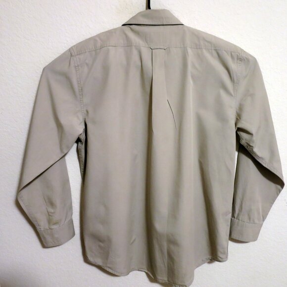 Filson Shirt Mens Medium Long Sleeve Button Solid Light Brown - Picture 5 of 7